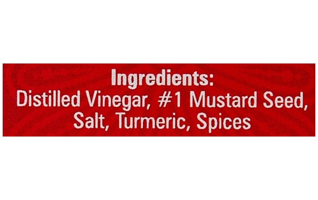 Abbie's Mustard American Yellow    Bottle  225 grams